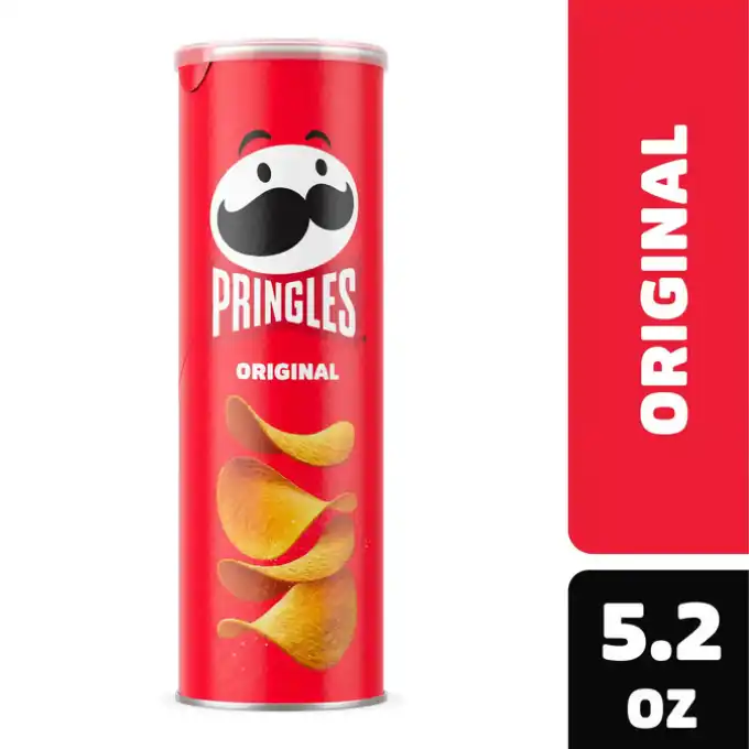 Pringles Original Potato Crisps Chips Can (5.2 oz)